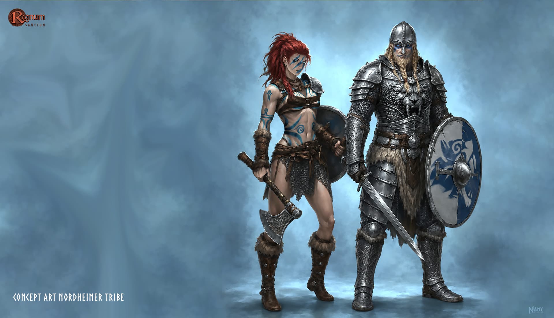 Regnum Last Sanctum Nordheimer Tribe Spirit concept art
